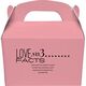 Just the Love Facts Gable Favor Boxes Image 3 of 4
